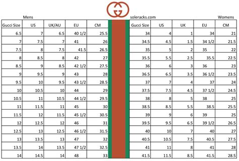 gucci shoe size chart women's|gucci shoe size conversion chart.